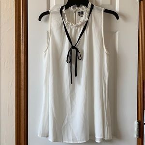 Heart soul white blouse
